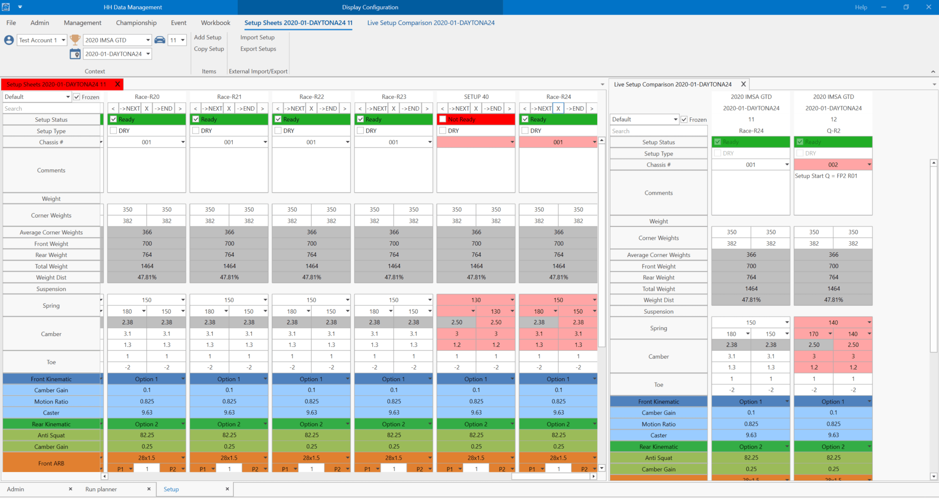Hh Data Example HH Data Management - Collaborative database software for race teams